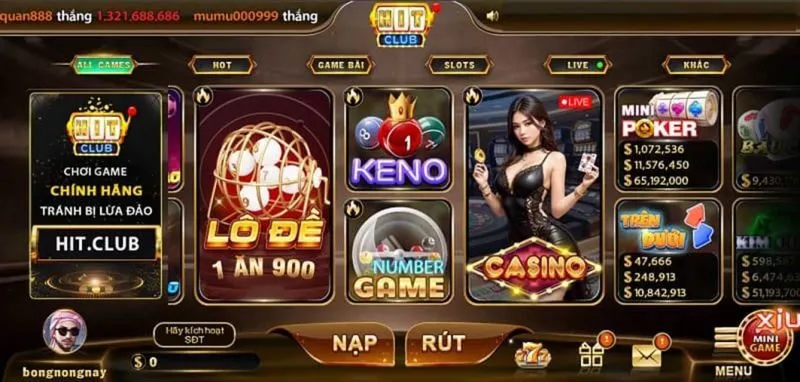 Giới thiệu đôi nét về Keno Hitclub – trò chơi lô đề xổ số được yêu thích hàng đầu hiện nay