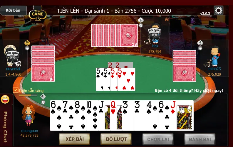 Tiết lộ kinh nghiệm chơi Tiến lên miền Nam hay tại Hit Club